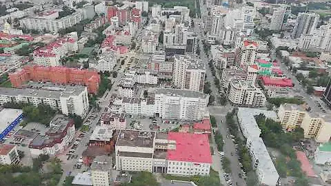 Екатеринбург с высоты 52 этажа, смотровая площадка Высоцкий